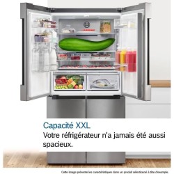 Réfrigérateur combiné - BOSCH SER4 - KFN96AXEA - Multi-portes - Cla