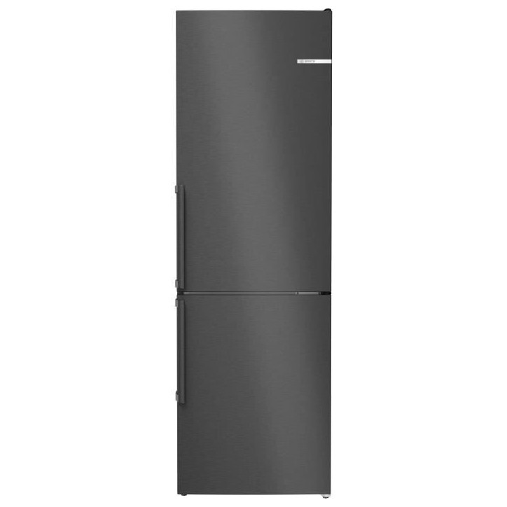Réfrigérateur combiné - BOSCH - KGN36VXCT - Classe C - 321 L - 186 x 60 x 66,50 cm - Acier brossé noir Réfrigérateur combiné - BOSCH - KGN36VXCT - Classe C - 321 L - 186 x 60 x 66,50 cm - Acier brossé noir