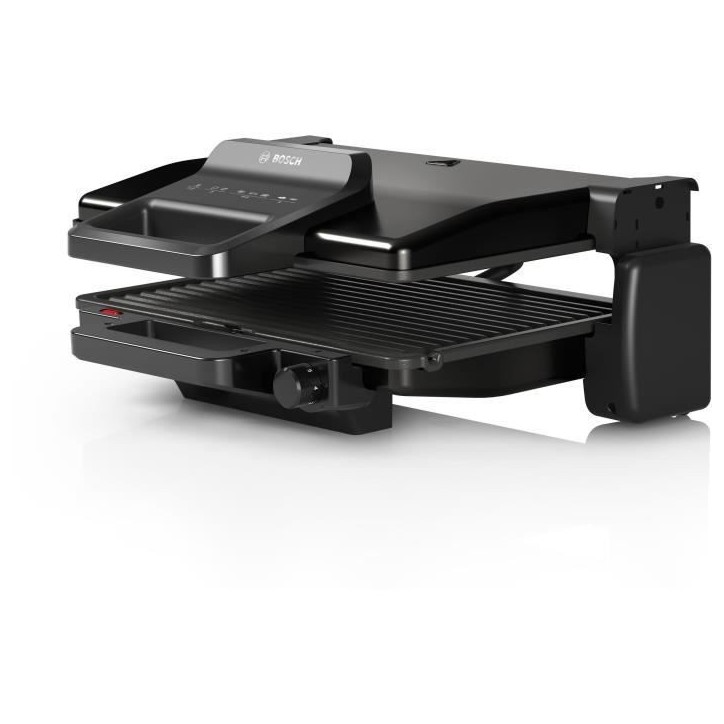 Grille-Viande - BOSCH - TCG3323 - Noir Mat - 2000W - thermostat 5 niveaux - 3 positions : mode grill ou four, pierrade
