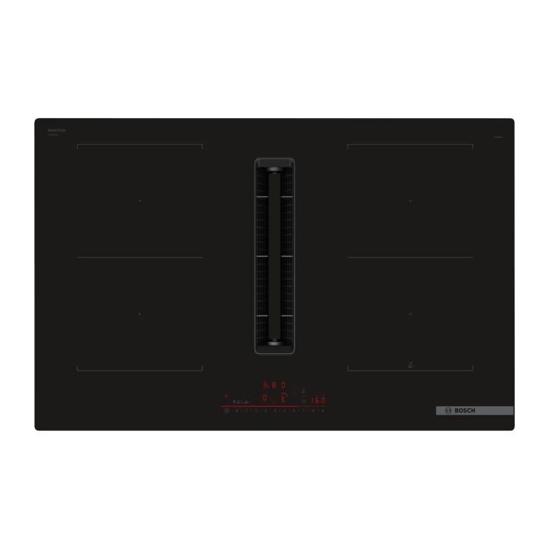 Table induction Aspirante - BOSCH SER6 - PVQ811H26E Noir - 4-foyers - Table induction Aspirante - BOSCH SER6 - PVQ811H26E Noir - 4-foyers -