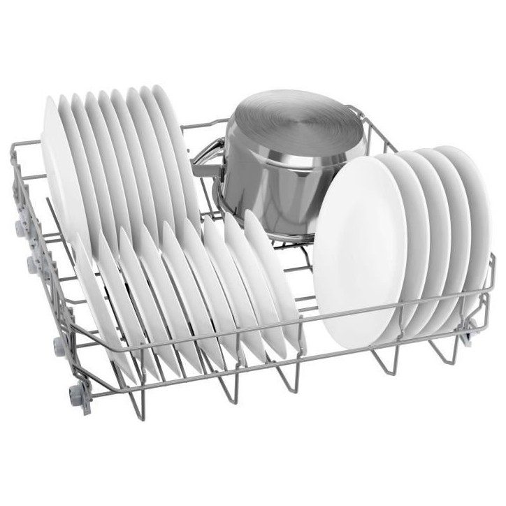 Lave-vaisselle pose libre BOSCH SMS2HVI02E SER2 - 14 couverts - Induction - L60cm - 46 dB - tiroir a couverts - Inox Lave-vaisselle pose libre BOSCH SMS2HVI02E SER2 - 14 couverts - Induction - L60cm - 46 dB - tiroir a couverts - Inox