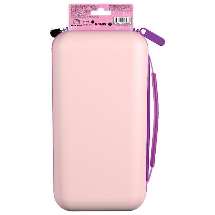 Housse de protection et transport - KONIX - Hello Kitty Nintendo Switch 2 - Rangement accessoires - Motif 3D - Rose Housse de protection et transport - KONIX - Hello Kitty Nintendo Switch 2 - Rangement accessoires - Motif 3D - Rose