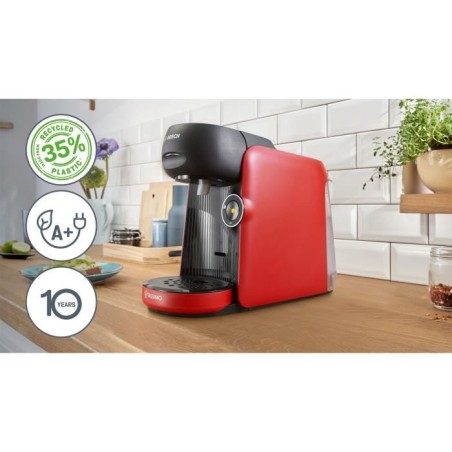 Machine a café multi-boissons - BOSCH TASSIMO - TAS163E - T16 Finesse - 1400 W - 0,7 l - Rouge