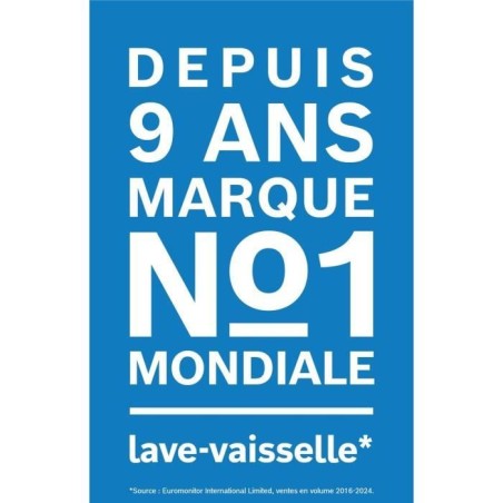 Lave-vaisselle pose libre BOSCH SSMS6ZCW12F SER6 - 14 couverts - Induction - L60cm - 38 dB - tiroir a couverts - Blanc