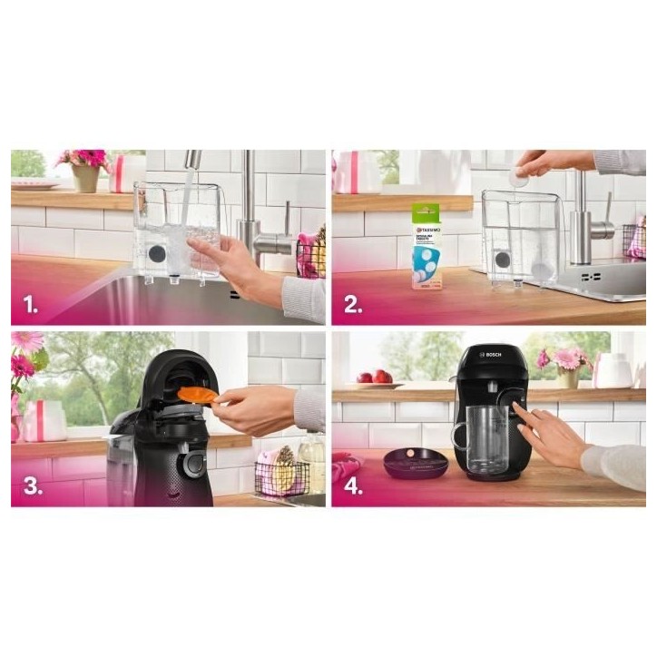 Machine a café multi-boissons - BOSCH - TASSIMO - T10 Happy noir - 1400 W Machine a café multi-boissons - BOSCH - TASSIMO - T10 Happy noir - 1400 W