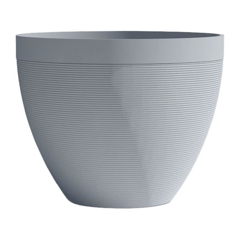 Pot de fleurs - GARDEN ID - Green Care Impact Bleu-Gris - 50 x 41 cm - Pot de fleurs - GARDEN ID - Green Care Impact Bleu-Gris - 50 x 41 cm -