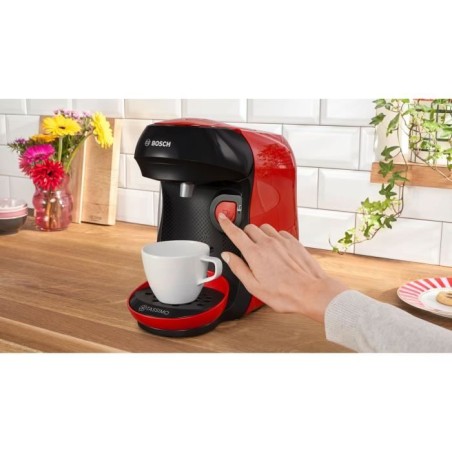 Machine a café multi-boissons - BOSCH - TASSIMO - T10 Happy rouge - 1400 W
