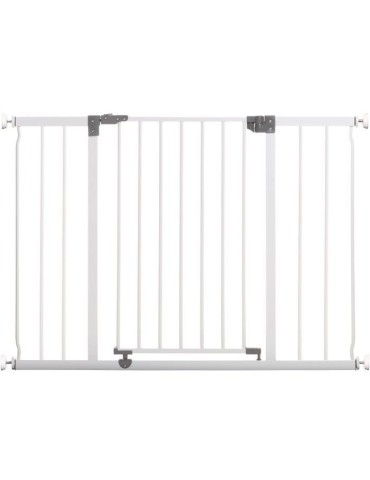 DREAMBABY Barriere de sécurité Extra large LIBERTY - Par pression - L 99/105,5 x H 75 cm - Blanche