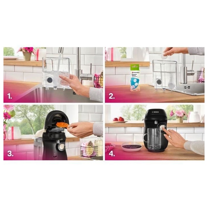Machine a café multi-boissons - BOSCH - TASSIMO - T10 Happy vanille - 1400 W Machine a café multi-boissons - BOSCH - TASSIMO - T10 Happy vanille - 1400 W