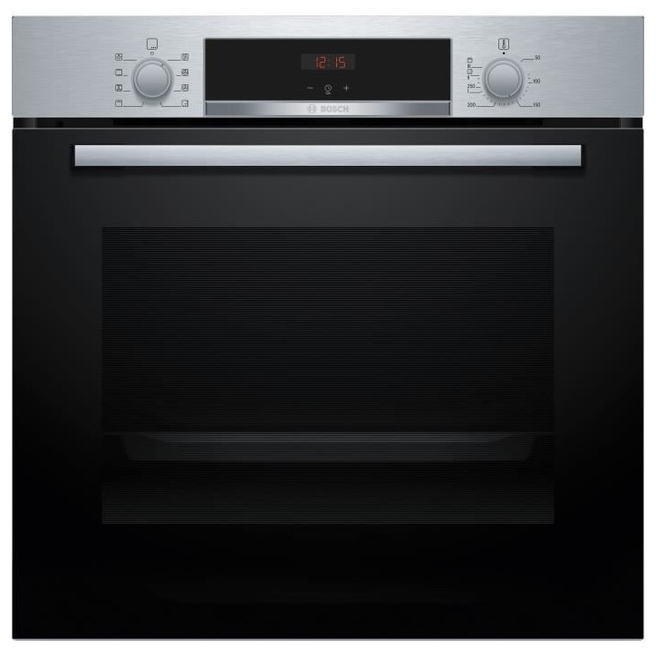 Four encastrable - BOSCH SERIE 4 - Inox - Chaleur tournante - 71 L - Classe énergie A+ Four encastrable - BOSCH SERIE 4 - Inox - Chaleur tournante - 71 L - Classe énergie A+