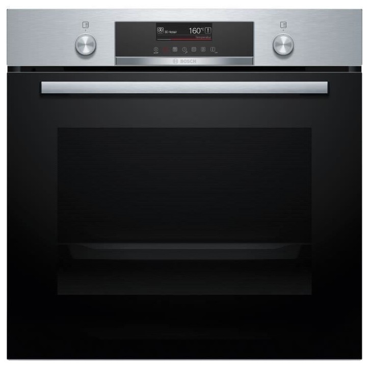 Four pyrolyse Softclose - BOSCH SER6 - HBG579BS3F - Inox - 14 modes de cuisson - 59,5 x 59,4 x 54,8 cm Four pyrolyse Softclose - BOSCH SER6 - HBG579BS3F - Inox - 14 modes de cuisson - 59,5 x 59,4 x 54,8 cm