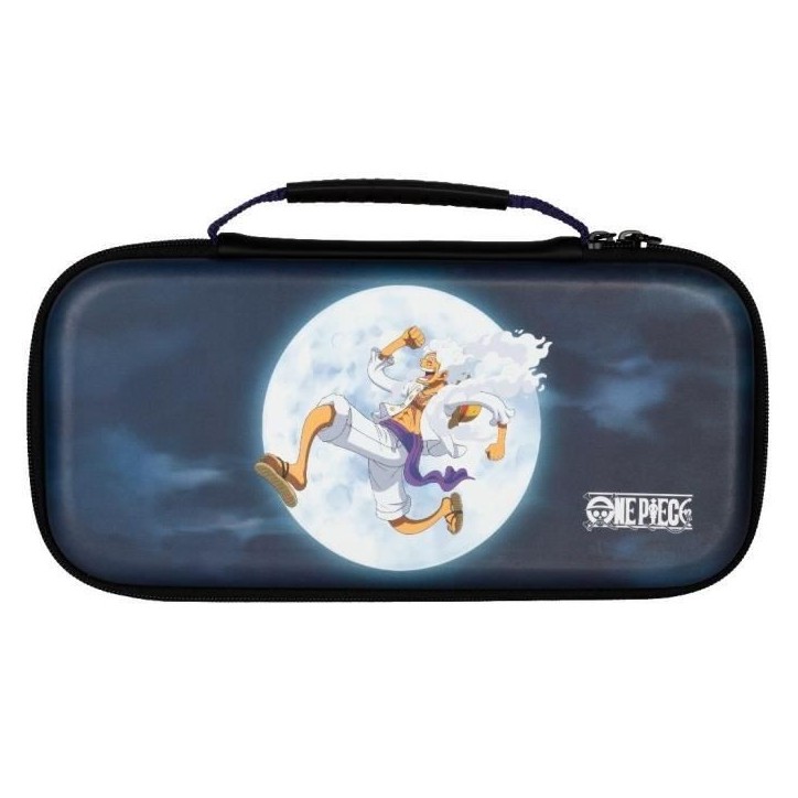 Housse de protection et transport - KONIX - One Piece Nintendo Switch 2 - Rangement accessoires - Motif Luffy Gear 5 - Bleu Housse de protection et transport - KONIX - One Piece Nintendo Switch 2 - Rangement accessoires - Motif Luffy Gear 5 - Bleu