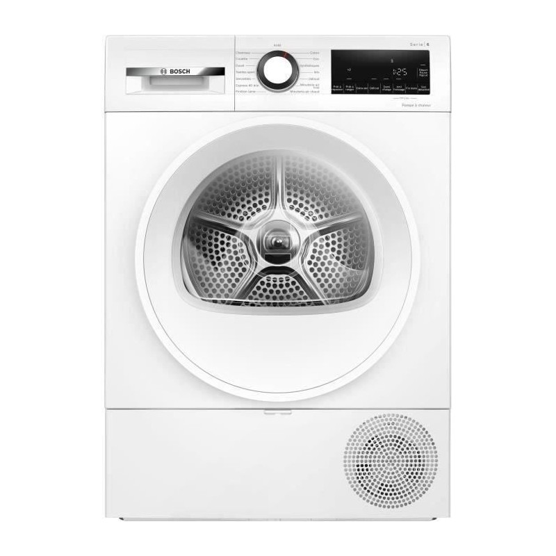 Seche-linge pompe a chaleur BOSCH WQG1420DFR SER6 - 9 kg - Induction - Seche-linge pompe a chaleur BOSCH WQG1420DFR SER6 - 9 kg - Induction -