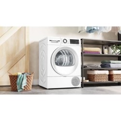 Seche-linge pompe a chaleur BOSCH WQG1420DFR SER6 - 9 kg - Induction -