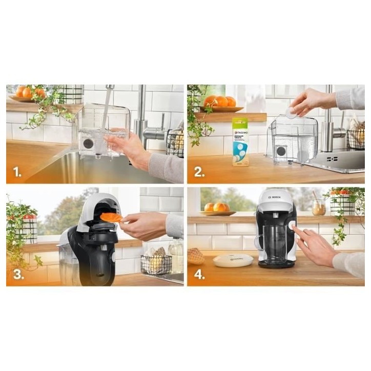 Machine a café multi-boissons - BOSCH - TASSIMO - T11 Style blanc - 1400 W Machine a café multi-boissons - BOSCH - TASSIMO - T11 Style blanc - 1400 W