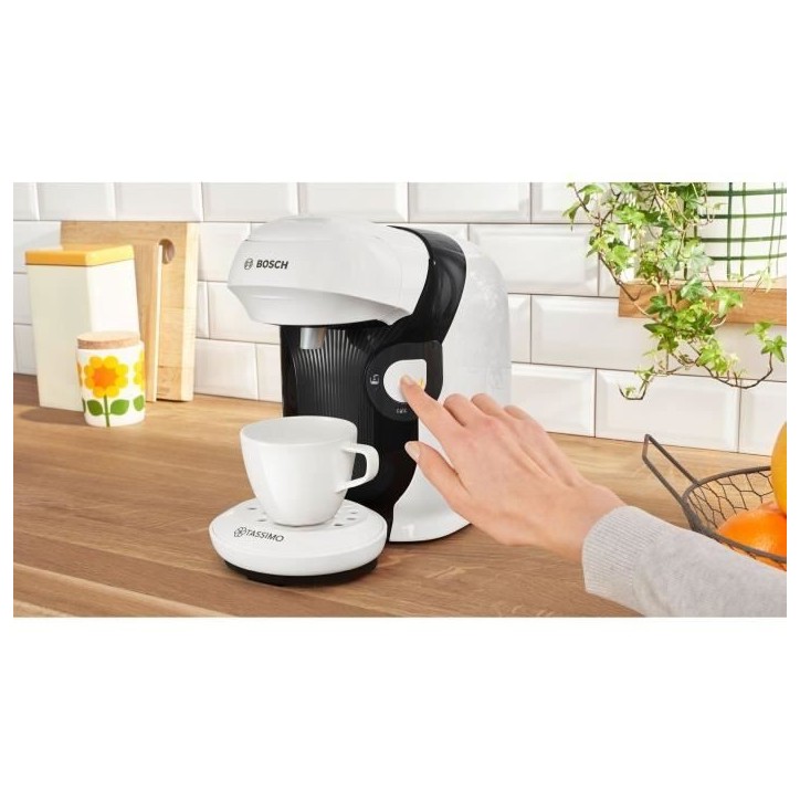Machine a café multi-boissons - BOSCH - TASSIMO - T11 Style blanc - 1400 W Machine a café multi-boissons - BOSCH - TASSIMO - T11 Style blanc - 1400 W