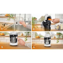 Machine a café multi-boissons - BOSCH - TASSIMO - T11 Style blanc - 1