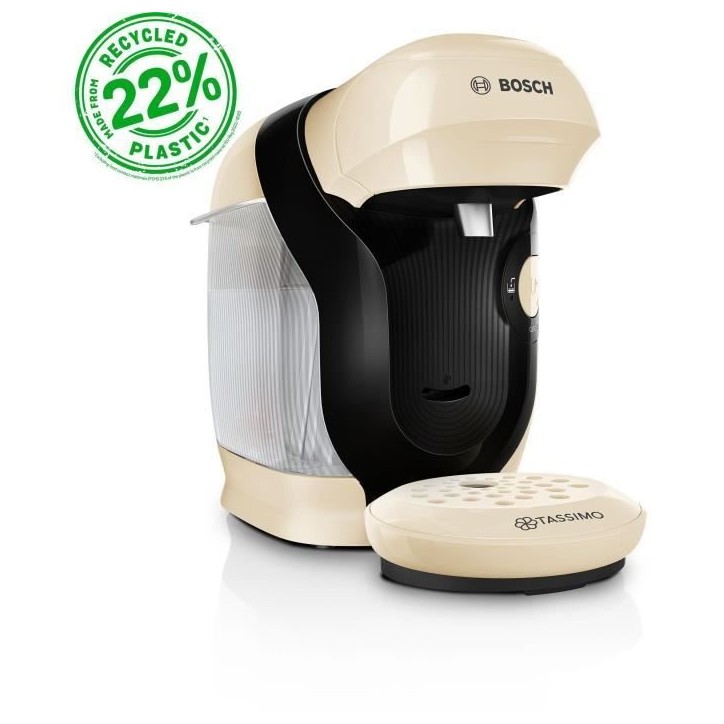 Machine a café multi-boissons - BOSCH - TASSIMO - T11 Style vanille - 1400 W