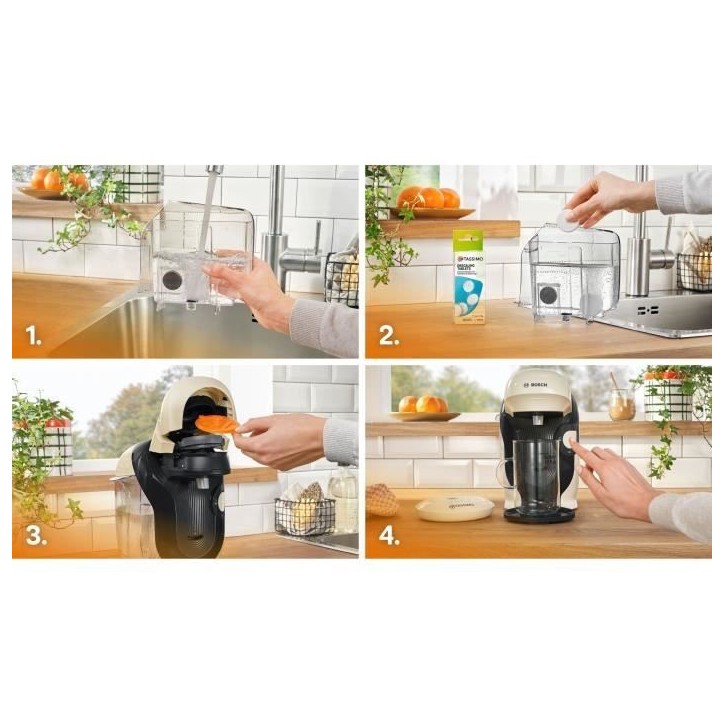 Machine a café multi-boissons - BOSCH - TASSIMO - T11 Style vanille - 1400 W