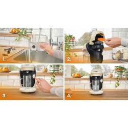 Machine a café multi-boissons - BOSCH - TASSIMO - T11 Style vanille -
