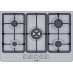 Table de cuisson a gaz - BOSCH Série 4 - 5 foyers - 52 x 75 x 4,5 cm