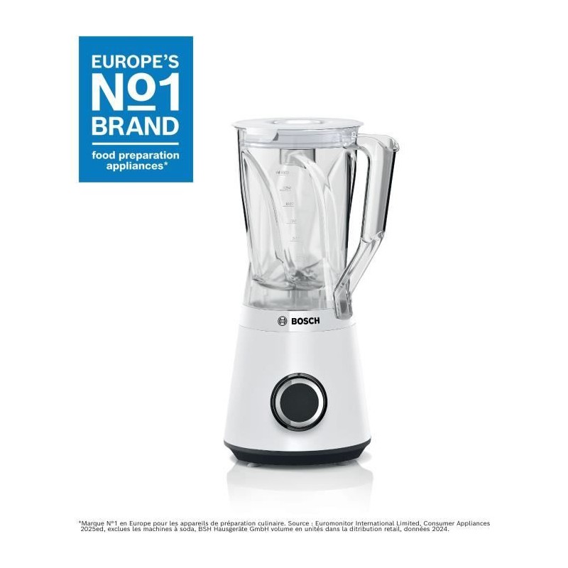 Blender VitaPower - BOSCH - MMB6141W - 1200 W - 30000 trs/min - 2 vite Blender VitaPower - BOSCH - MMB6141W - 1200 W - 30000 trs/min - 2 vite