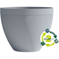 Pot de fleurs - GARDEN ID - Green Care Impact Bleu-Gris - 50 x 41 cm -