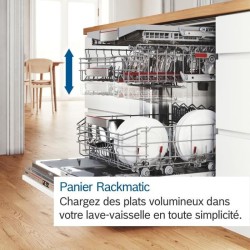 Lave-vaisselle pose libre BOSCH SMS6ZCI11F SER6 - 14 couverts - Induct