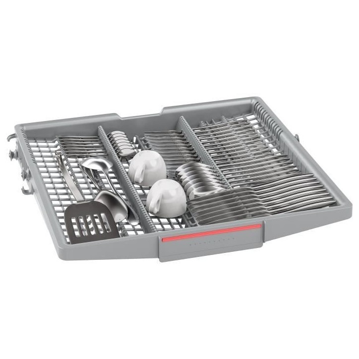 Lave-vaisselle pose libre BOSCH SMS6ZCI11F SER6 - 14 couverts - Induction - L60cm - 40 dB - Classe B - tiroir a couverts - Inox Lave-vaisselle pose libre BOSCH SMS6ZCI11F SER6 - 14 couverts - Induction - L60cm - 40 dB - Classe B - tiroir a couverts - Inox