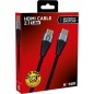 Câble HDMI 2.1 - KONIX - Nintendo Switch 2 - Compatibilité 4K et 8K - Nylon tressé - Longueur 1,8 m - Noir