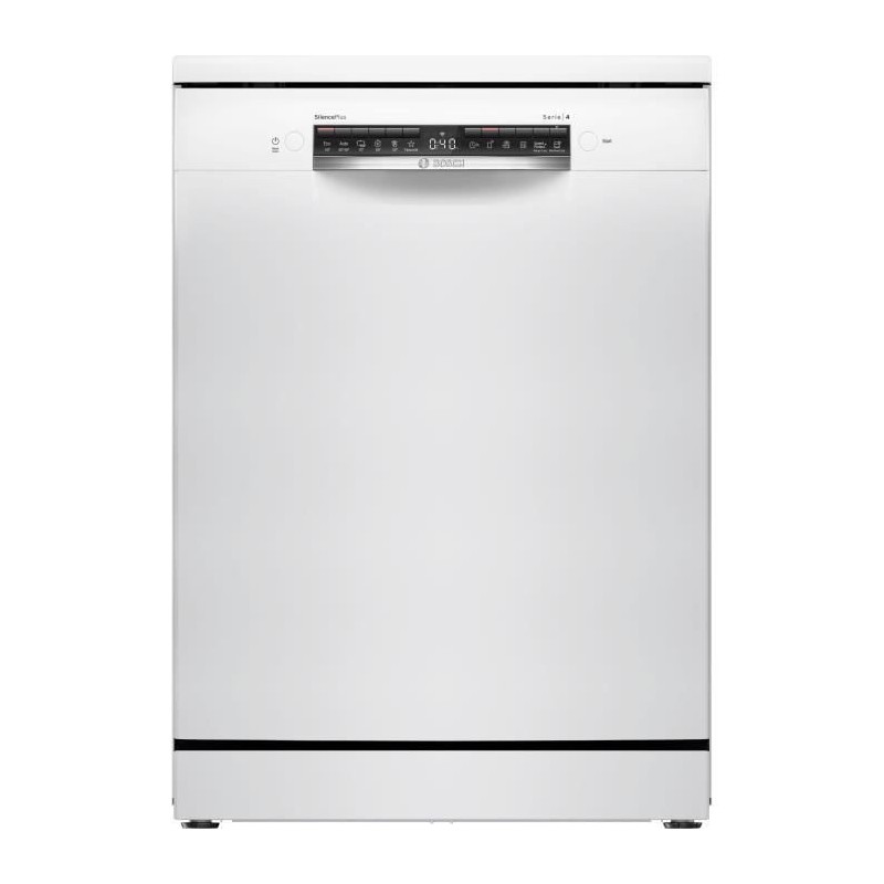 Lave-vaisselle pose libre BOSCH SMS4EMW01F SER4 - 14 couverts - Induct Lave-vaisselle pose libre BOSCH SMS4EMW01F SER4 - 14 couverts - Induct