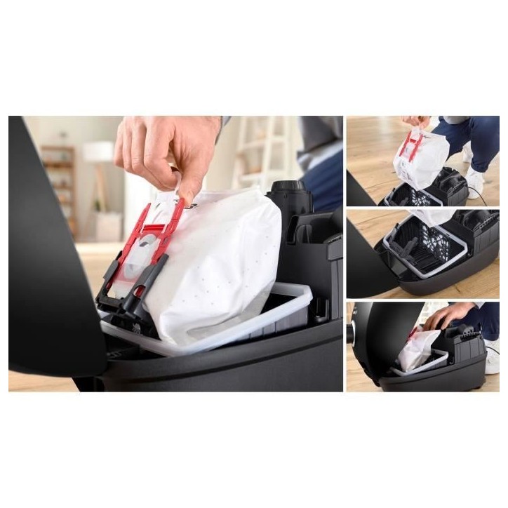 BOSCH Serie 4 BGB41BA1 - Aspirateur traineau sac - Rayon d'action 11 m - Capacité sac 4L - 75 dB - 700 W - Noir BOSCH Serie 4 BGB41BA1 - Aspirateur traineau sac - Rayon d'action 11 m - Capacité sac 4L - 75 dB - 700 W - Noir