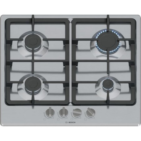 Table de cuisson a gaz - BOSCH Série 4 - 4 foyers - 52 x 58,2 x 4,5 c