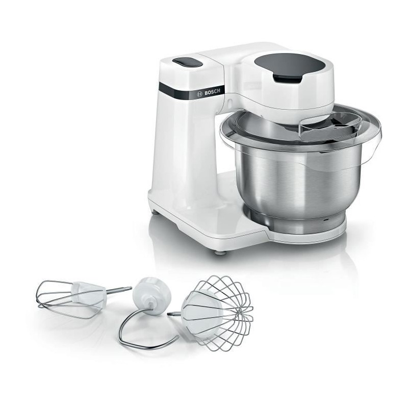 Robot pâtissier - BOSCH - MUMS2EW00E Serie 2 - 700 W - 4 vitesses - B Robot pâtissier - BOSCH - MUMS2EW00E Serie 2 - 700 W - 4 vitesses - B