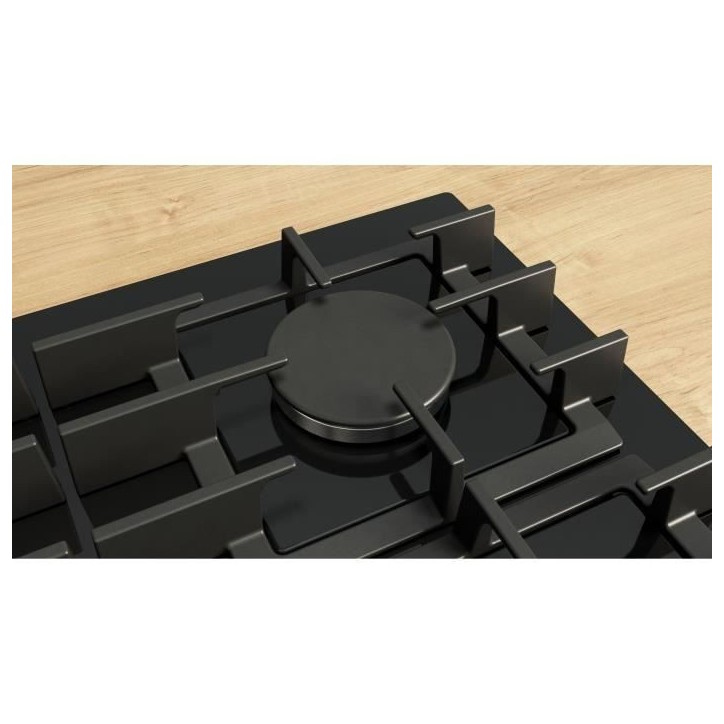Table de cuisson a gaz - BOSCH Série 6 - 4 foyers - 52 x 59 x 4,5 cm - PPP6A6I40 - Noir Table de cuisson a gaz - BOSCH Série 6 - 4 foyers - 52 x 59 x 4,5 cm - PPP6A6I40 - Noir