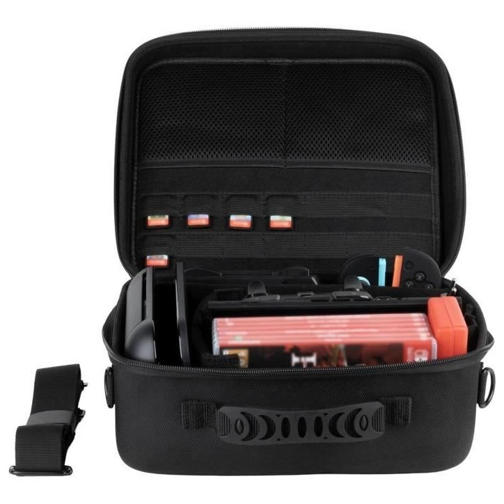 Sacoche de protection et transport - KONIX - Big Carry Case Nintendo Switch 2 - Rangement accessoires - 14 compartiments jeux - Sacoche de protection et transport - KONIX - Big Carry Case Nintendo Switch 2 - Rangement accessoires - 14 compartiments jeux -