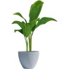 Pot de fleurs - GARDEN ID - Green Care Impact Bleu-Gris - 50 x 41 cm -