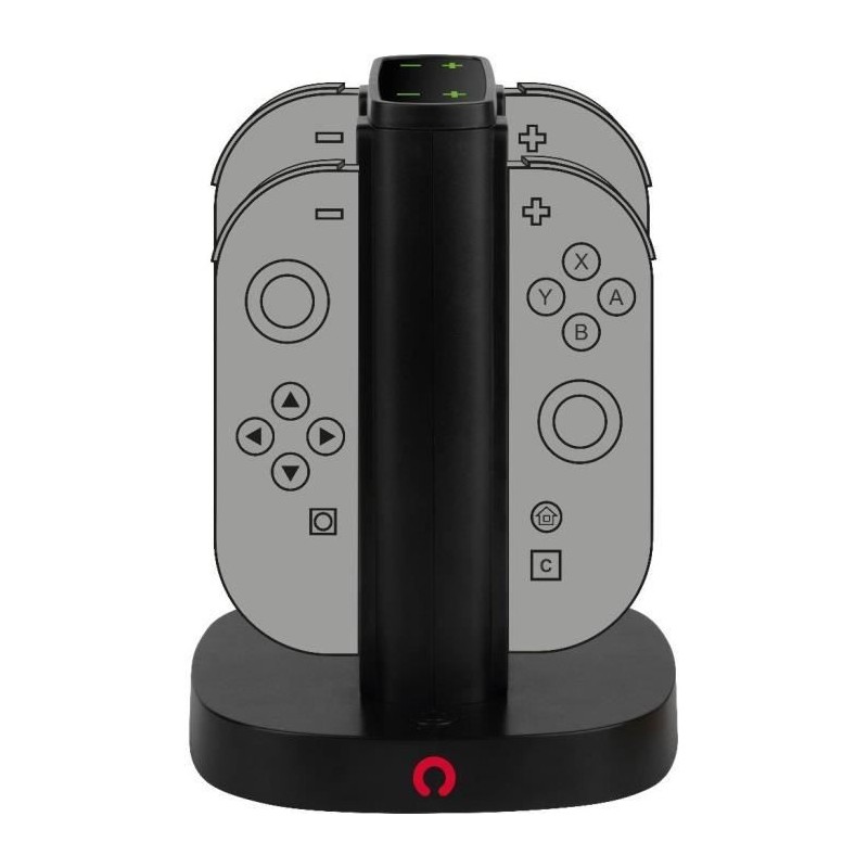 Station de rechargement - KONIX - 2 paires de manettes Joy-Con - Indic Station de rechargement - KONIX - 2 paires de manettes Joy-Con - Indic