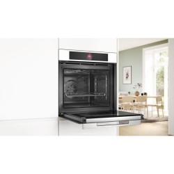 Four multifonction pyrolyse Softclose - BOSCH SER8 - HBG7741W1F - Blan