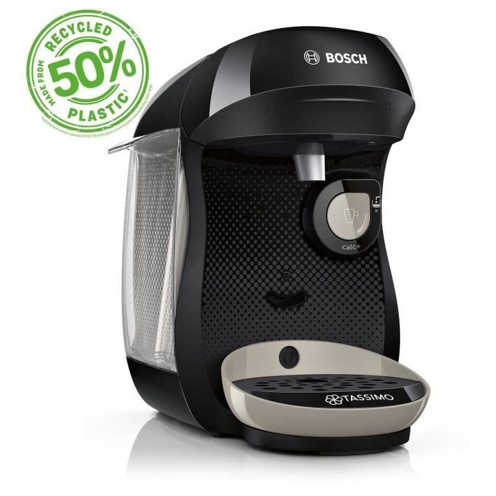Machine a café - BOSCH - TAS109E - Tassimo Happy - 1400 W - 0,7 L - Noir / Creme Machine a café - BOSCH - TAS109E - Tassimo Happy - 1400 W - 0,7 L - Noir / Creme