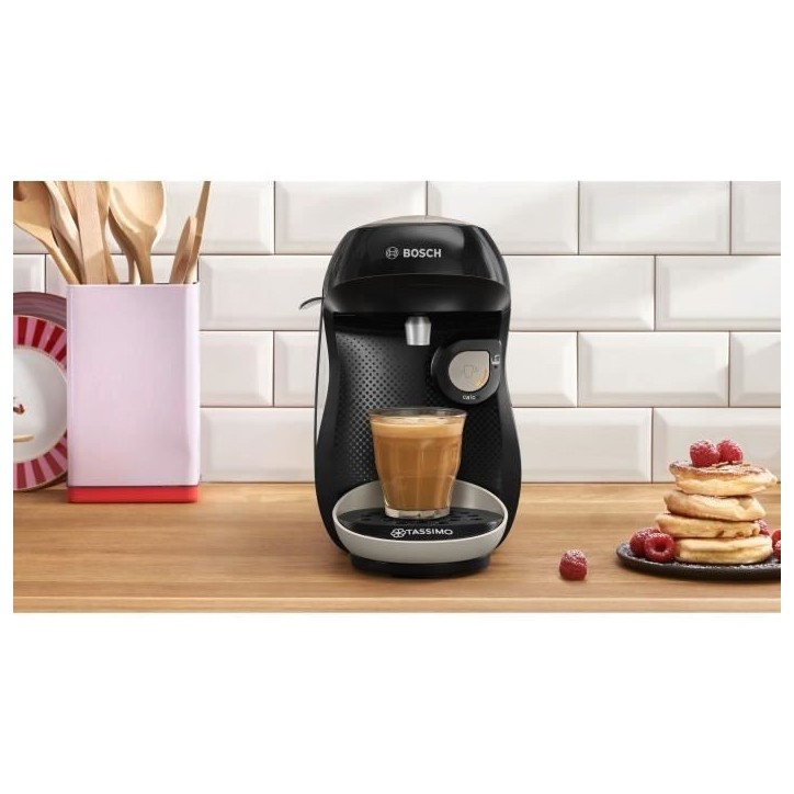 Machine a café - BOSCH - TAS109E - Tassimo Happy - 1400 W - 0,7 L - Noir / Creme Machine a café - BOSCH - TAS109E - Tassimo Happy - 1400 W - 0,7 L - Noir / Creme