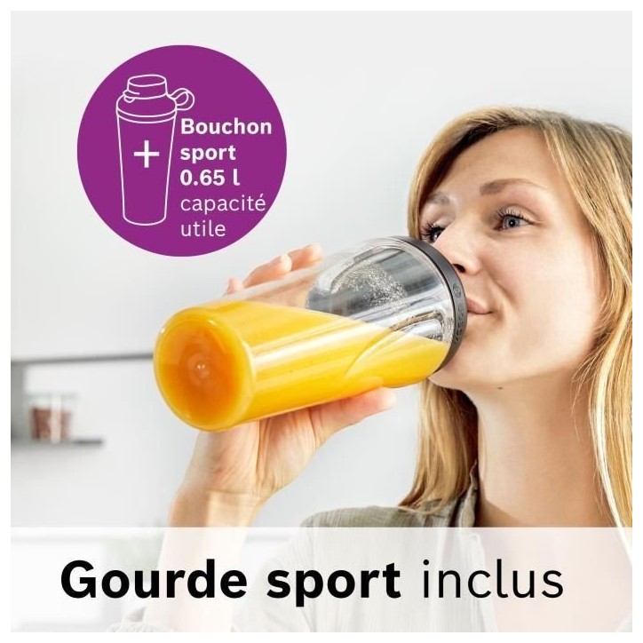 Blender - BOSCH - VitaPower/MMB614GO - Revetement noir Blender - BOSCH - VitaPower/MMB614GO - Revetement noir