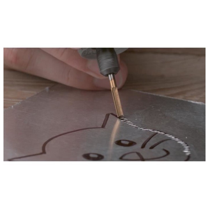 Fraise en carbure de tungstene Dremel Max 9901 - ø3,2mm cylindre Fraise en carbure de tungstene Dremel Max 9901 - ø3,2mm cylindre