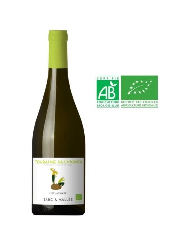 Barc & Vallée L'Eclatante Touraine Sauvignon - Vin blanc de Loire - Bio