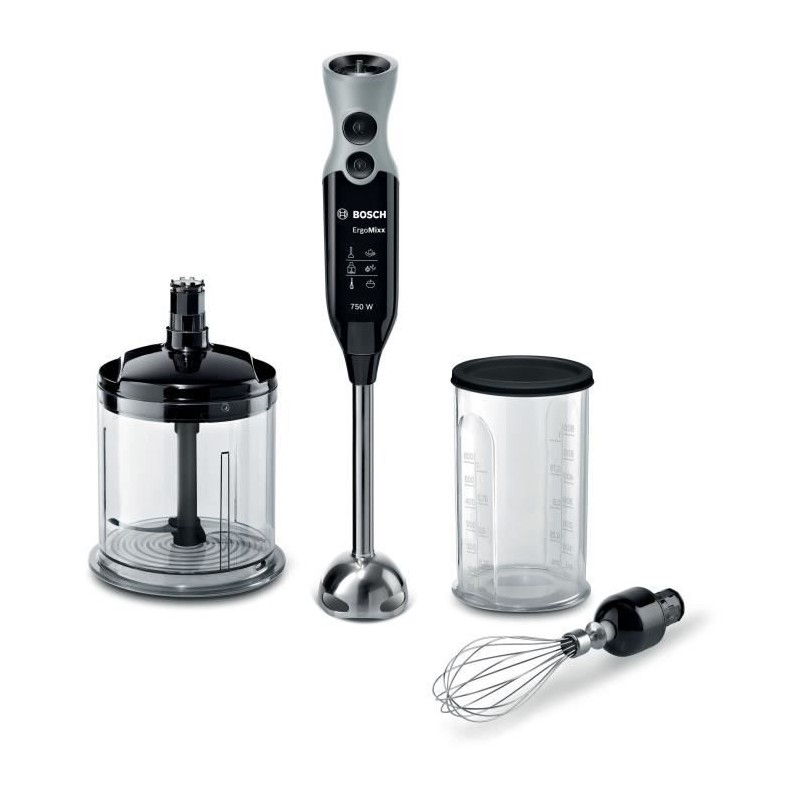 Mixeur Plongeant BOSCH ErgoMixx MSM67160 – Puissance de 750 W – Mi Mixeur Plongeant BOSCH ErgoMixx MSM67160 – Puissance de 750 W – Mi