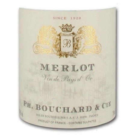 Philippe Bouchard Merlot - Vin rouge du Languedoc Roussillon 2022