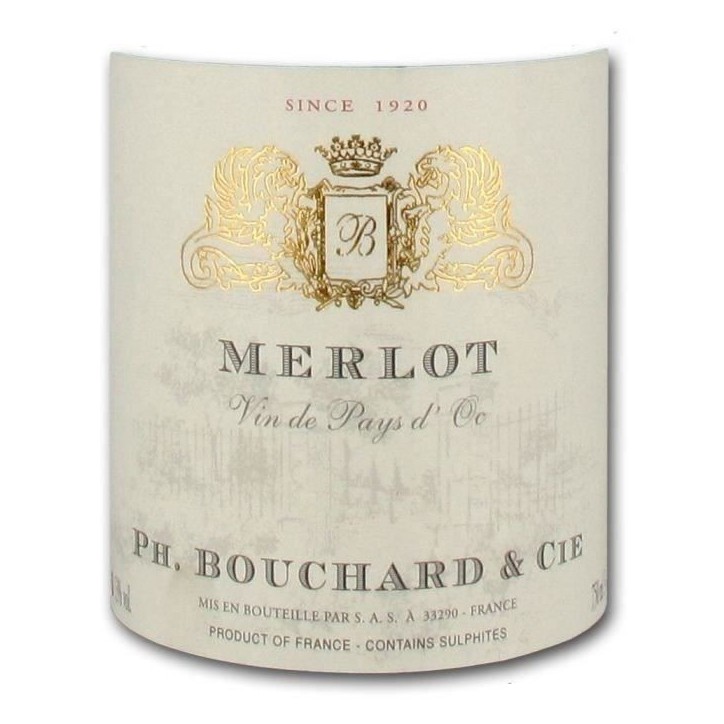 Philippe Bouchard Merlot - Vin rouge du Languedoc Roussillon 2022