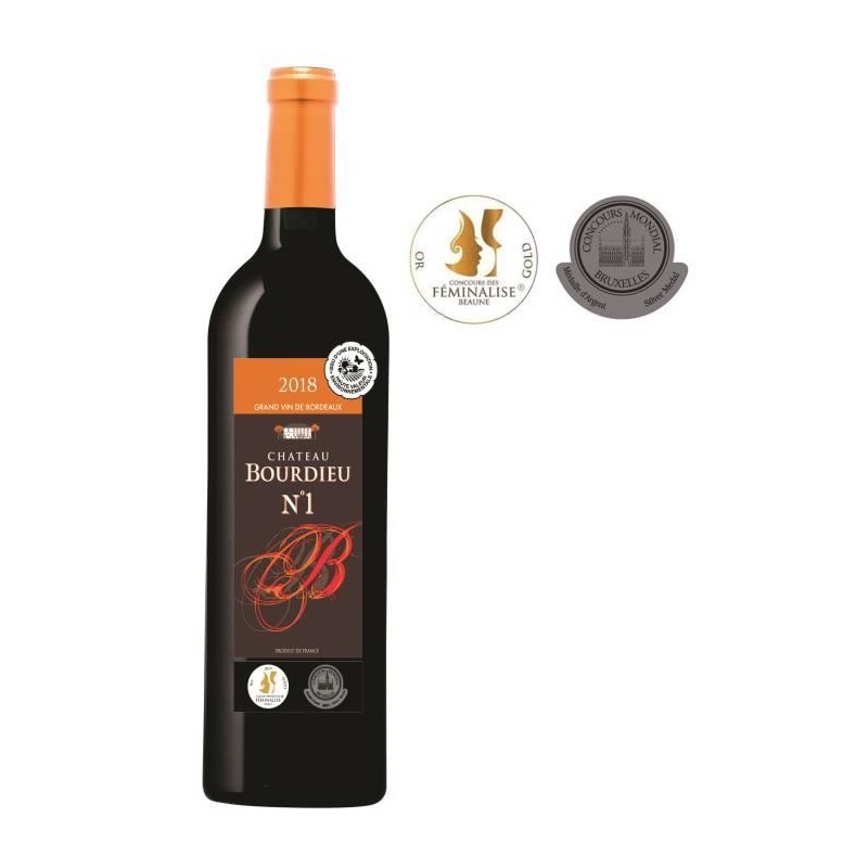Château Bourdieu N°1 2018 Blaye Côtes de Bordeaux - Vin rouge de Bo Château Bourdieu N°1 2018 Blaye Côtes de Bordeaux - Vin rouge de Bo