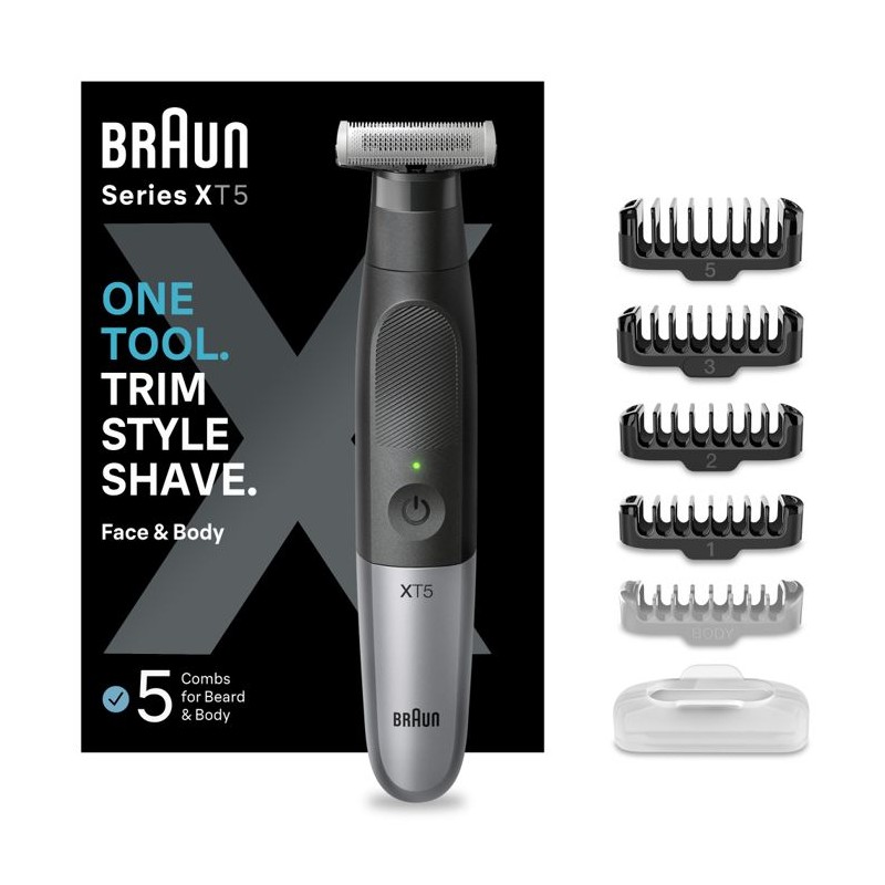 Braun - Tondeuse a Barbe Series X XT5100 - Avec Rasoir Pour Le Corps Braun - Tondeuse a Barbe Series X XT5100 - Avec Rasoir Pour Le Corps