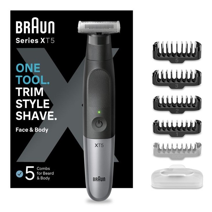 Braun - Tondeuse a Barbe Series X XT5100 - Avec Rasoir Pour Le Corps Et Le Visage Braun - Tondeuse a Barbe Series X XT5100 - Avec Rasoir Pour Le Corps Et Le Visage